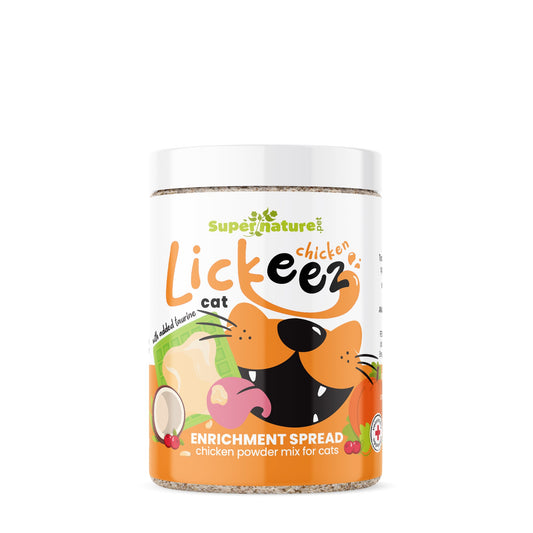 Supernature Lickeez Chicken Enrichment Spread Mix for Cats 100g - Clearance