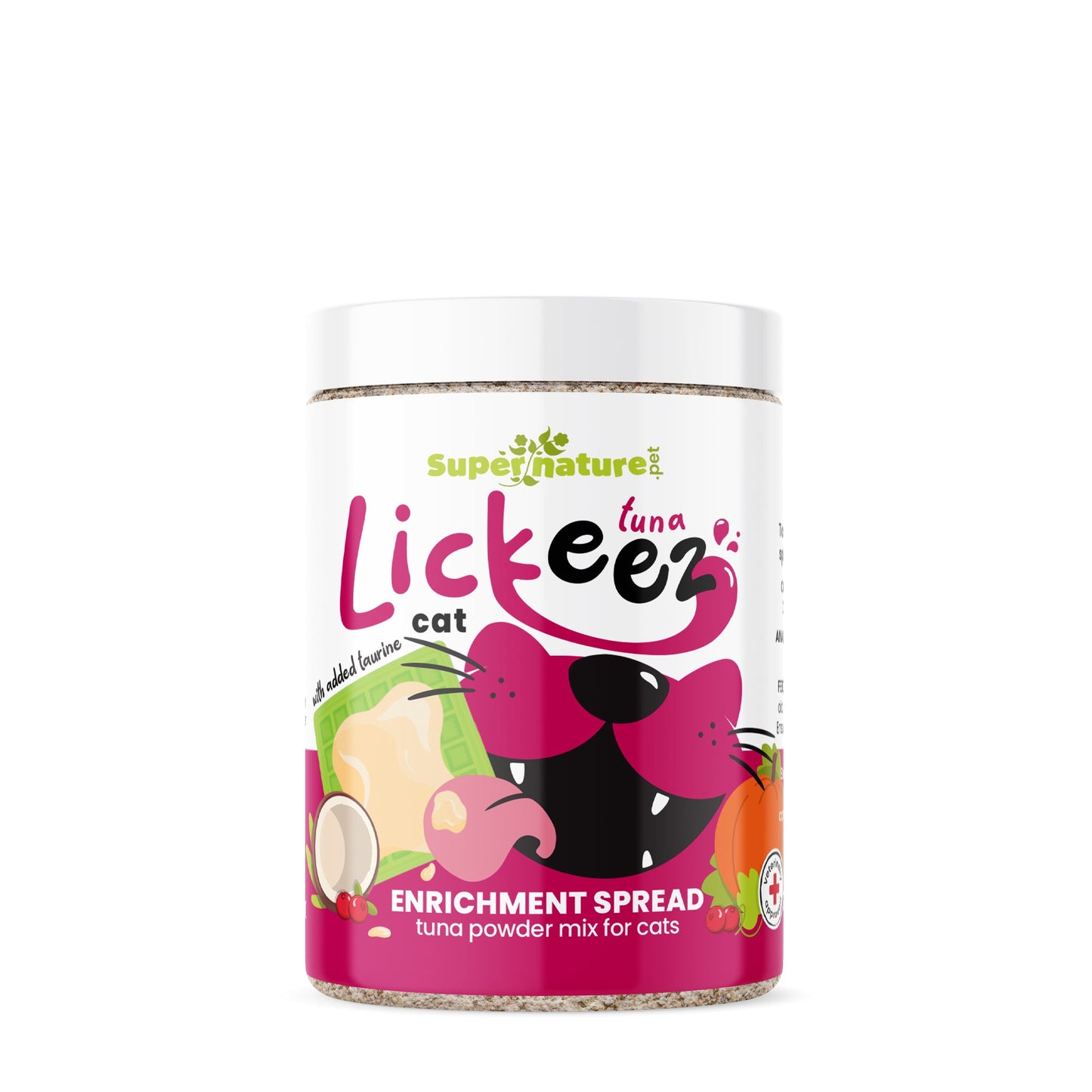 Supernature Lickeez Tuna Enrichment Spread Mix for Cats 100g - Clearance