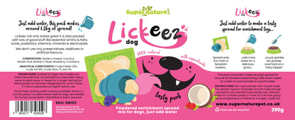 Lickeez Pork Enrichment Spread Mix for Dogs