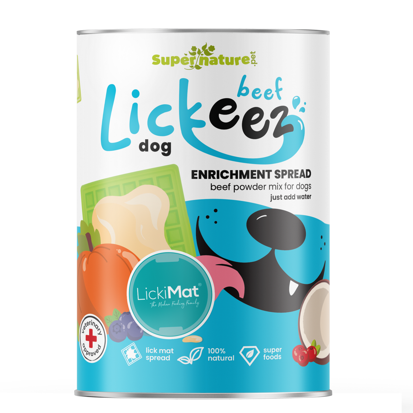 Lickeez Beef Enrichment Spread Mix for Dogs