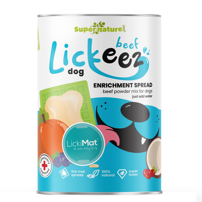 Lickeez Beef Enrichment Spread Mix for Dogs