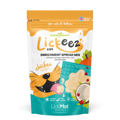 Supernature X LickiMat® Chicken Lickeez For Cats 100g