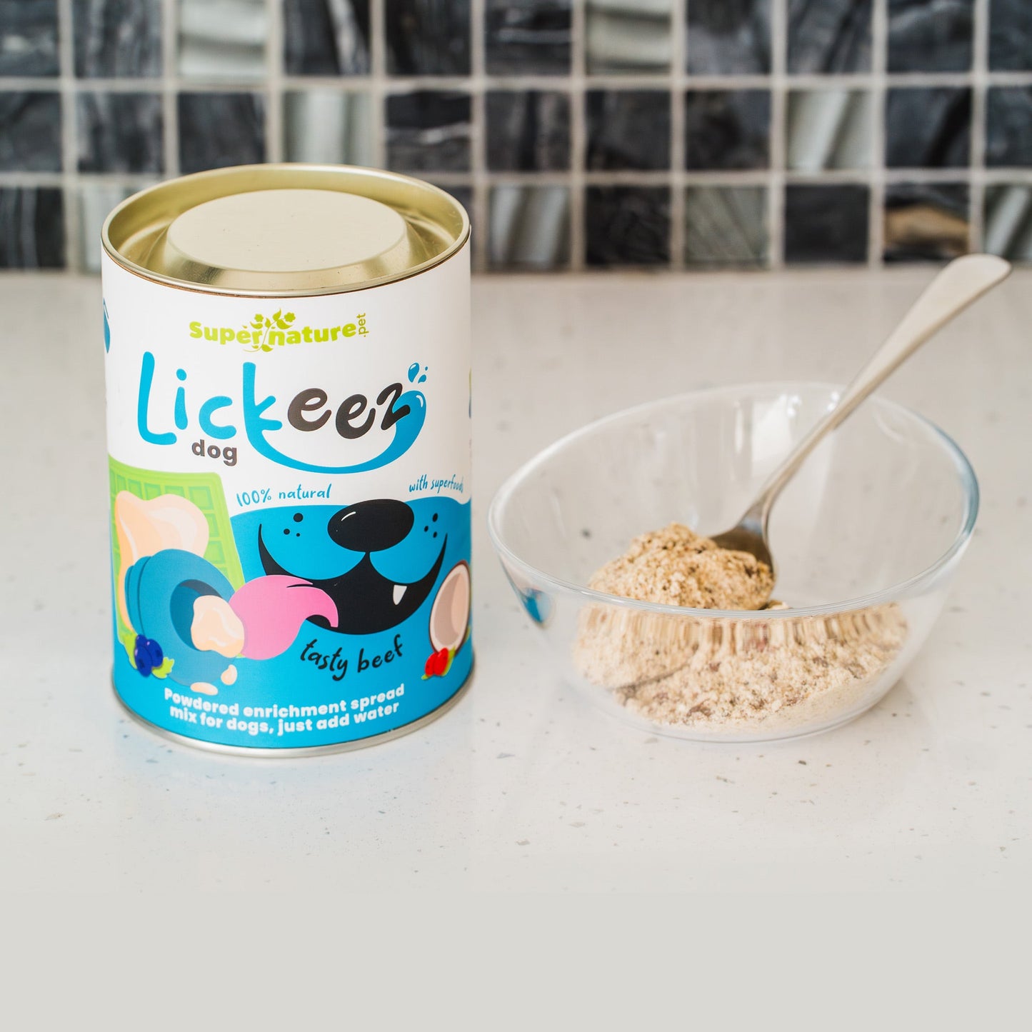 Supernature X LickiMat® Beef Lickeez For Dogs 100g