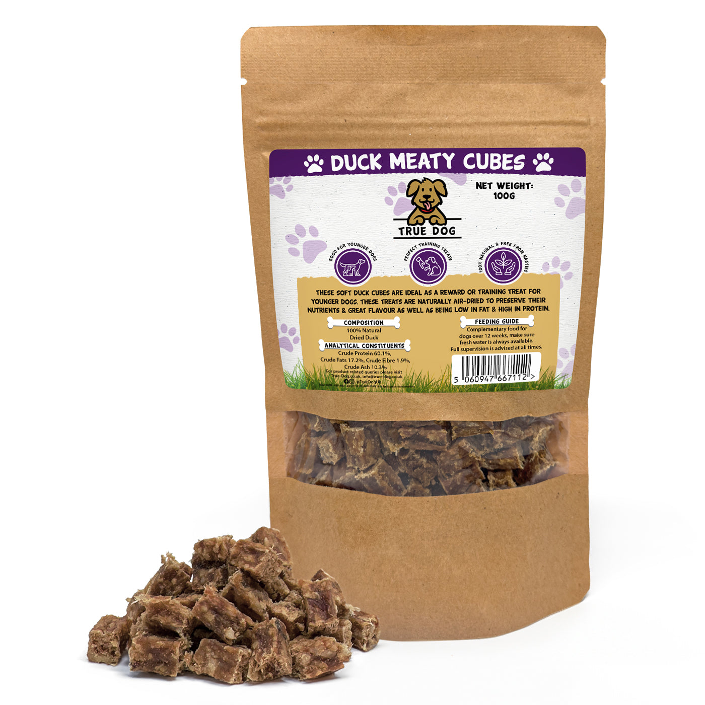 Duck Nibble Treats - 100g