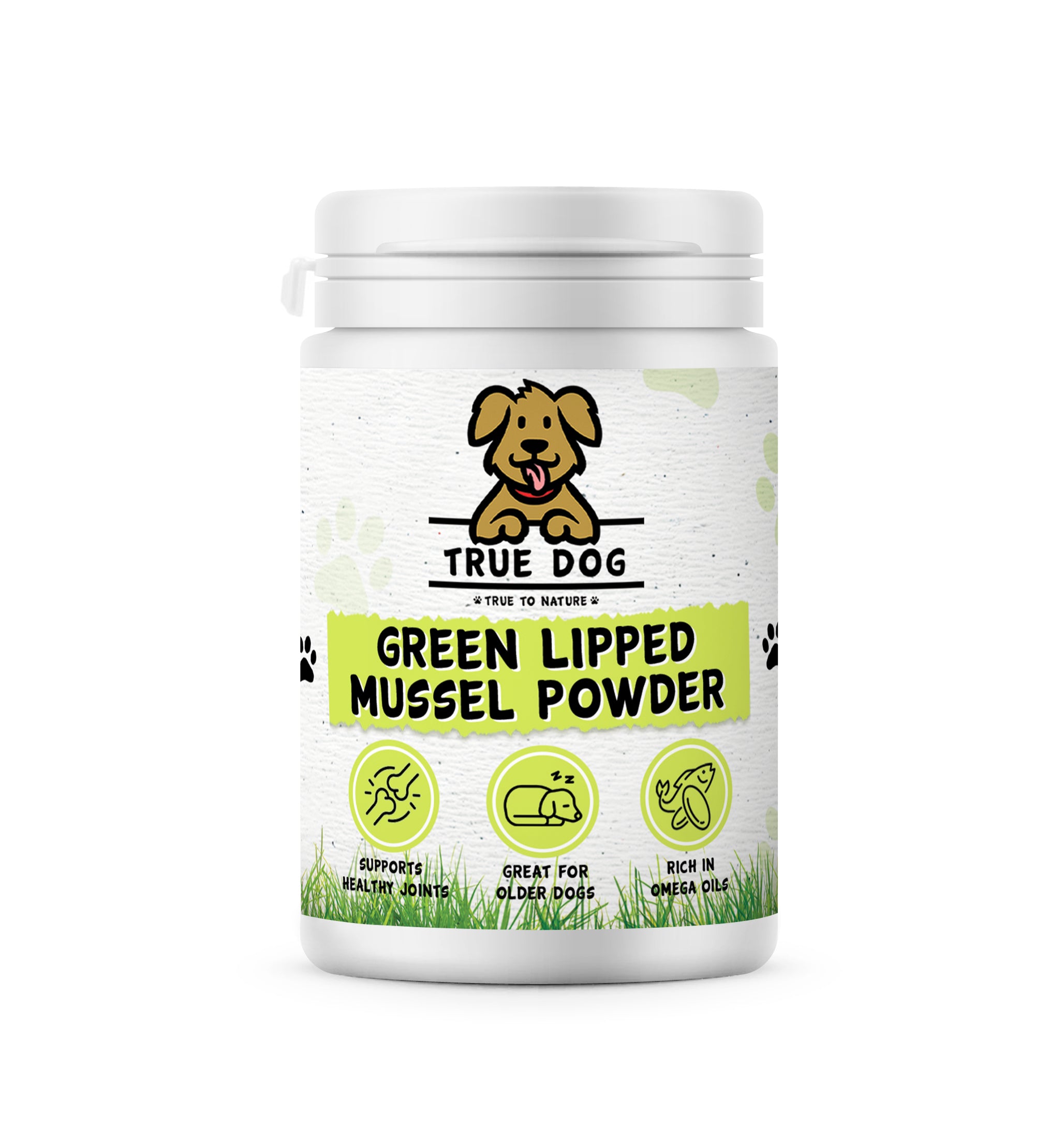 Green Lipped Mussel Powder for Dogs Natural Joint Support True Dog UK