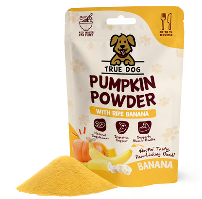 Pumpkin Powder with Ripe Banana