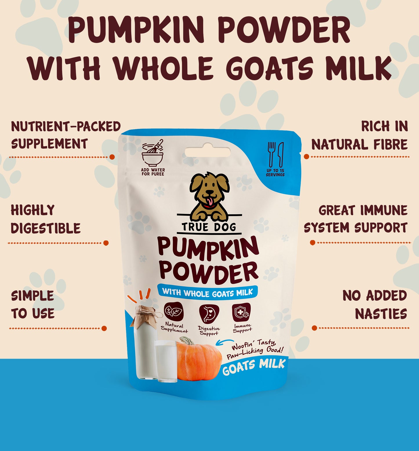 Pumpkin Powder with Goats Milk