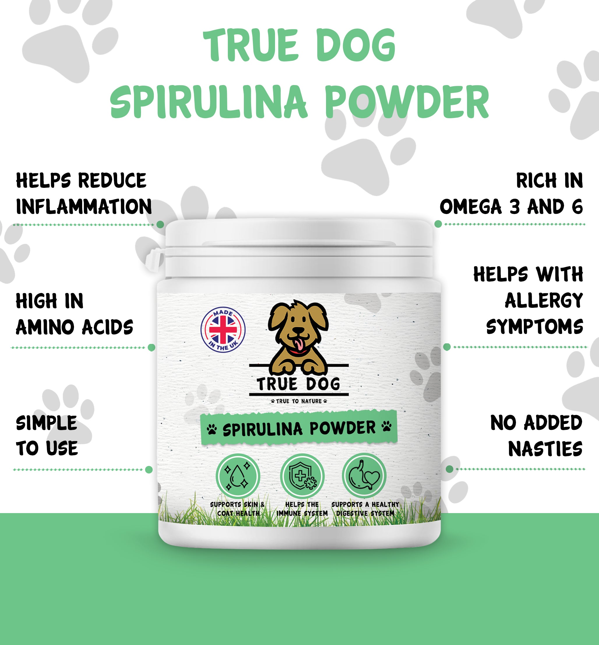 Spirulina powder for sales dogs