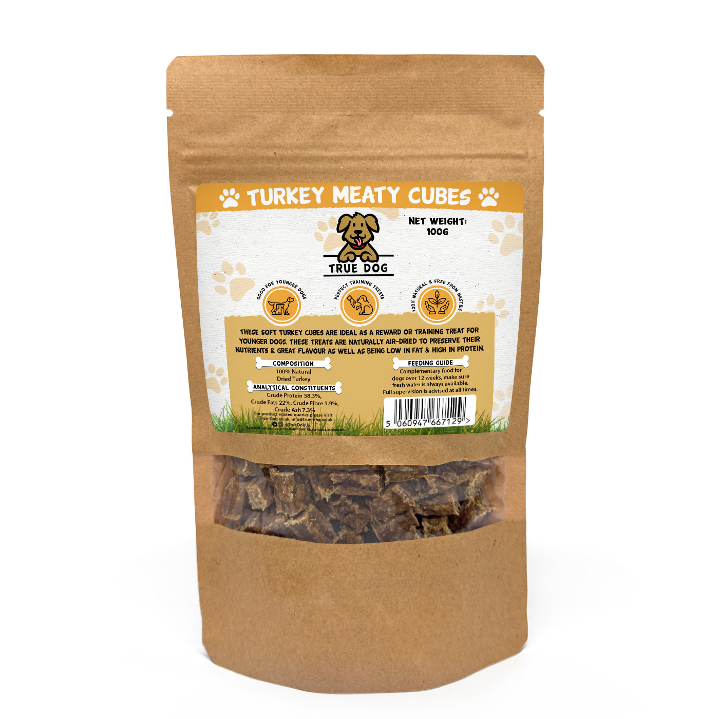 Turkey Nibble Treat - 100g